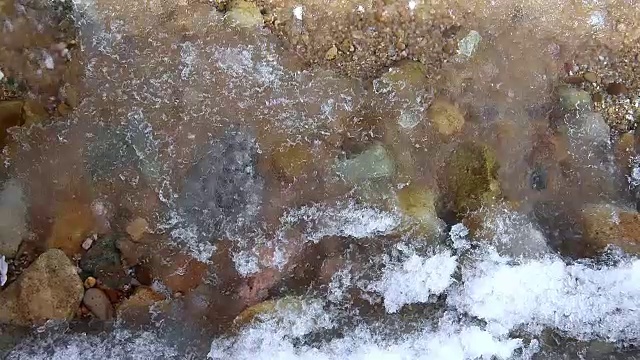 海洋的冰浪-冰冻的海洋视频下载
