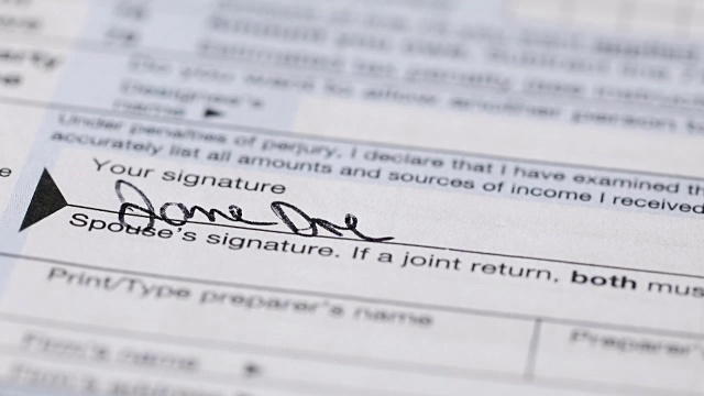 签署税务表格视频下载