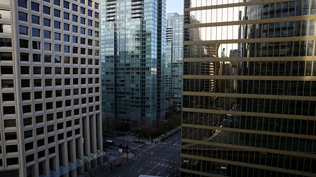 摩天大楼在温哥华视频素材