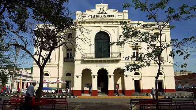 古巴圣克拉拉的殖民剧院视频下载