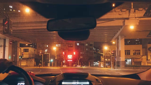 汽车在中国上海行驶视频素材