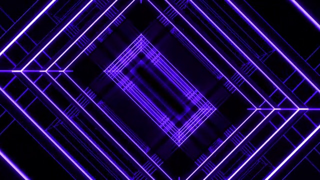 紫色走廊循环视频素材
