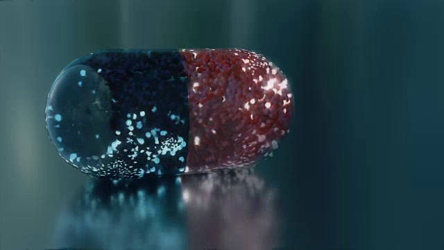 神奇药丸/治疗概念。视频素材