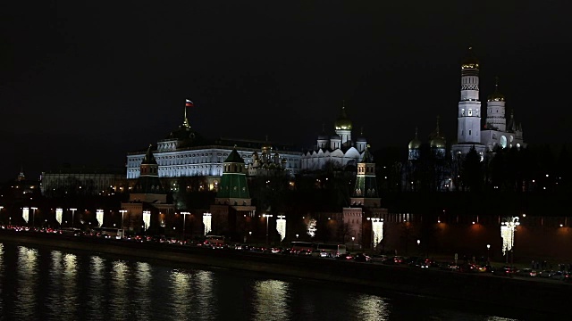 克里姆林宫， 莫斯科娃视频素材