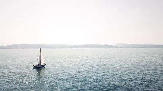 在意大利的海上航行视频素材
