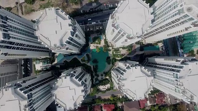 住宅建筑鸟瞰图视频素材