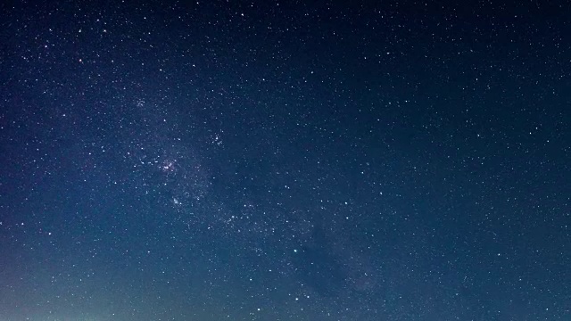 美丽夜空银河系星星的时间流逝视频下载