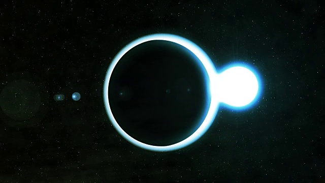 Eclipse在太空视频素材