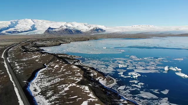 冰川湖,冰岛视频下载