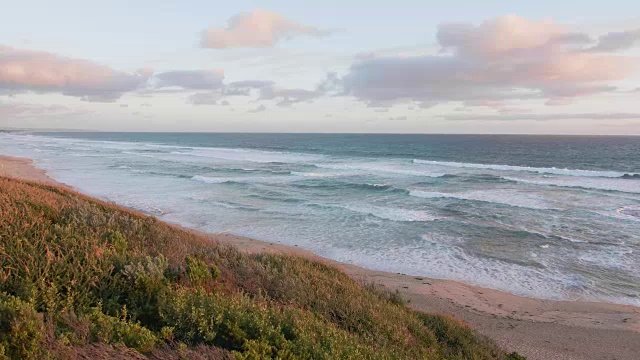 澳大利亚海滩日落景象，莫宁顿半岛视频下载