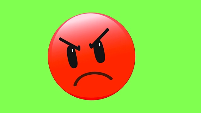 愤怒的脸emoji视频下载