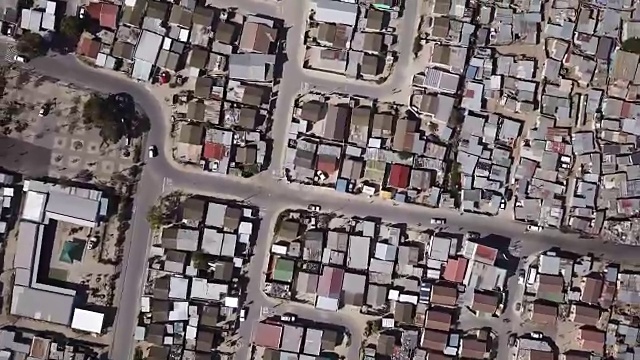 开普敦的城镇贫民窟视频素材