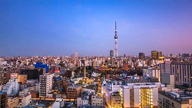 4 k。日本东京的照片视频素材