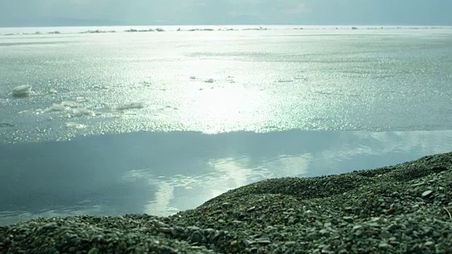 冰海或海洋的海滩视频素材