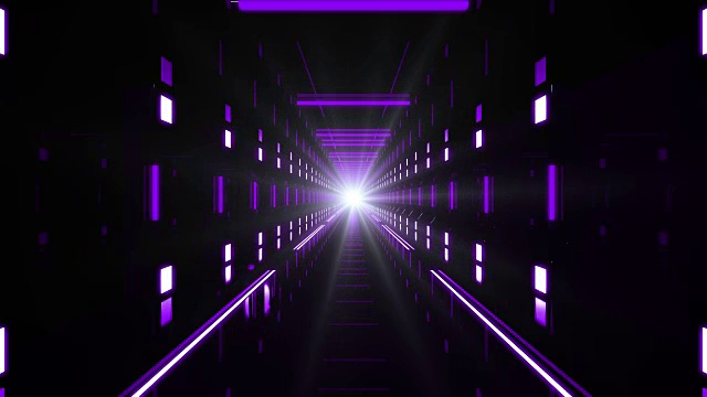4 k紫色隧道视频素材