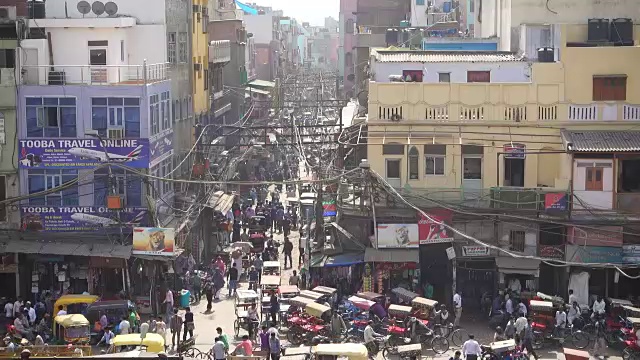 新德里和街头生活视频素材