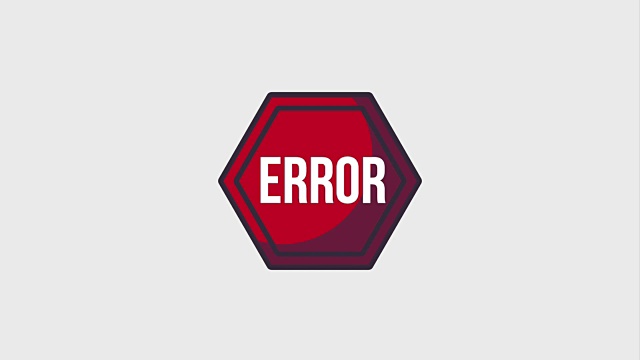 404错误页面动画高清视频素材