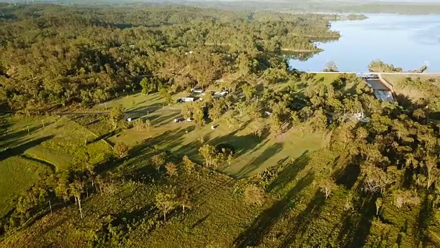 澳大利亚的生物经济与农村发展。鸟瞰图视频素材