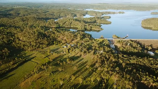 澳大利亚的生物经济与农村发展。鸟瞰图视频素材