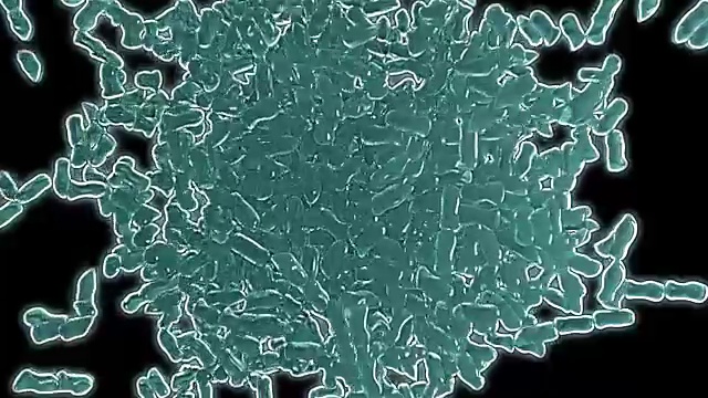 细菌克隆，3d动画视频素材
