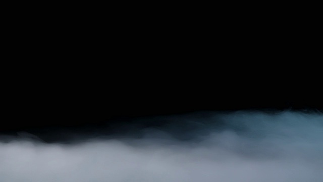 真实的干冰烟雾云雾覆盖视频素材