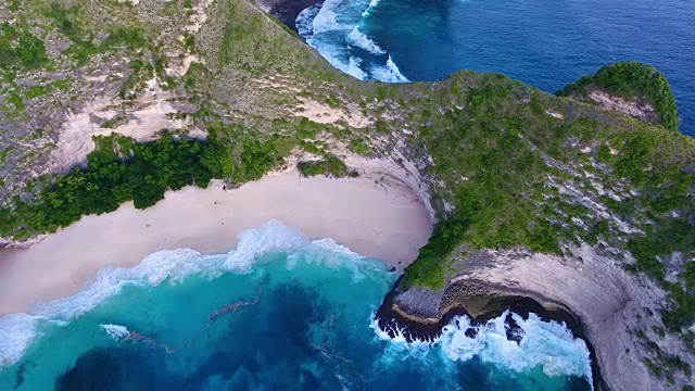 克林金海滩鸟瞰图，努萨佩尼达视频下载