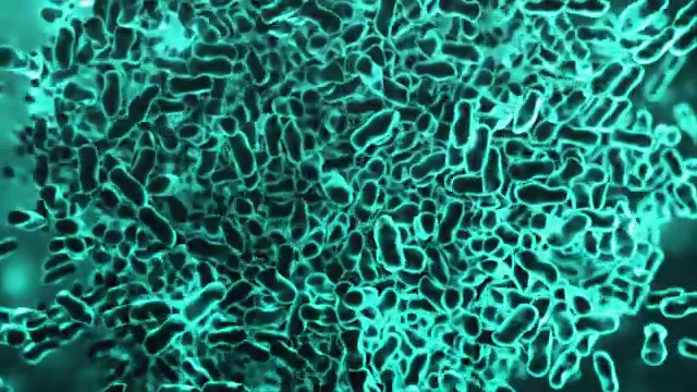 细菌克隆，美丽的3d动画视频素材