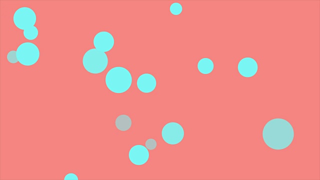 明亮的抽象圆圈最小的视频动画视频素材