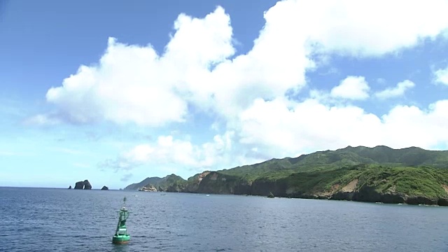 观点;日本小笠原群岛的Hahajima视频素材