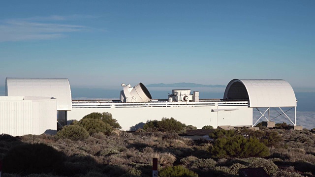 天文观测站的扭曲望远镜视频下载