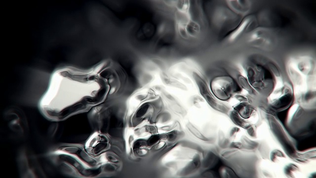 液态金属抽象运动背景无缝回路视频素材