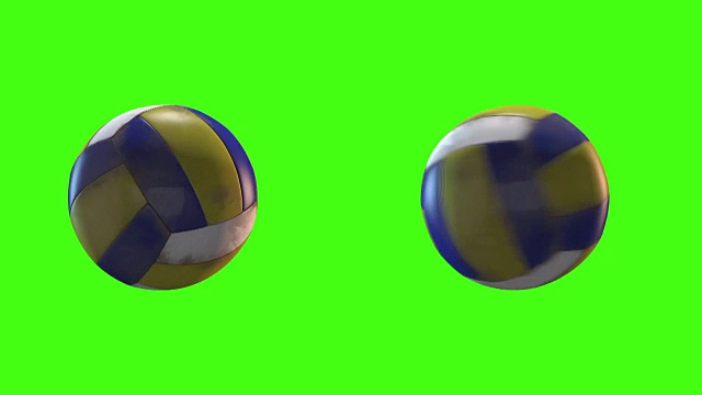 球类运动绿屏3d模型视频下载
