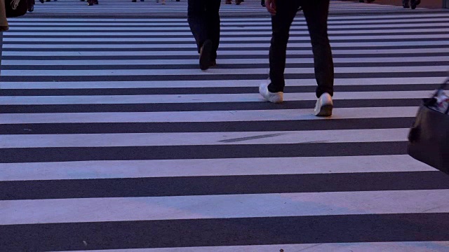 日本东京新宿的通勤者视频素材