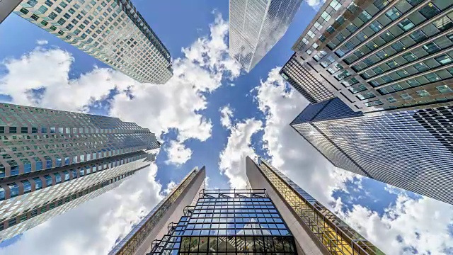 城市与多伦多办公大楼视频素材