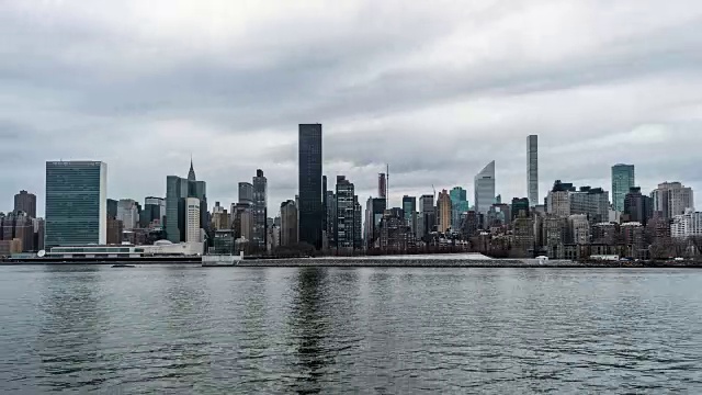 纽约曼哈顿地平线的T/L视图视频素材