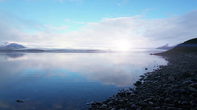 冰岛的Jokulsarlon湖视频素材