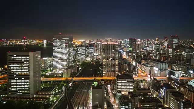 东京夜景视频素材