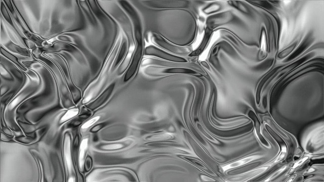 液态金属表面无缝环视频素材