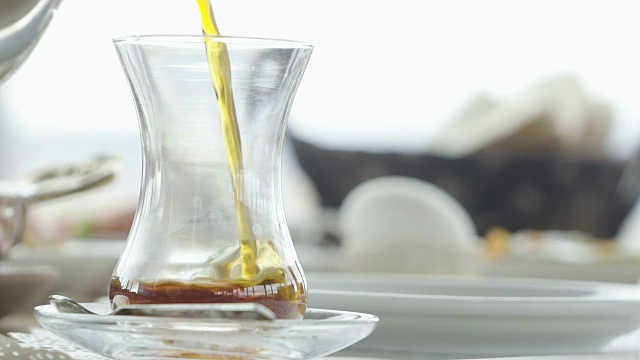 土耳其早餐茶视频素材