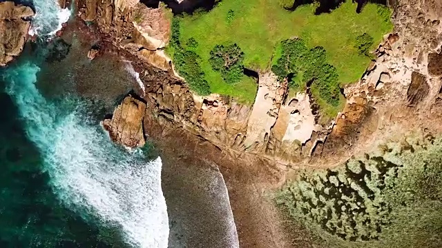 飞越龙目岛海岸视频素材