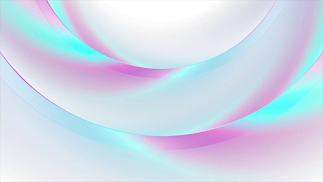全息彩虹抽象环视频动画视频素材