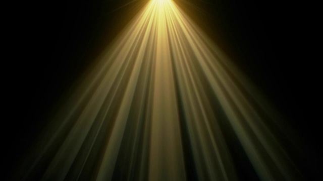 金色的天堂光线从上面的软光学镜头闪光闪亮的动画艺术背景-新质量的自然照明灯光线闪亮的效果动态多彩的节日明亮的视频片段视频下载
