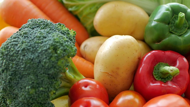 新鲜蔬菜，健康烹饪视频下载