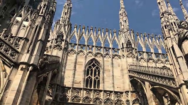 米兰大教堂是伦巴第的米兰大教堂视频素材