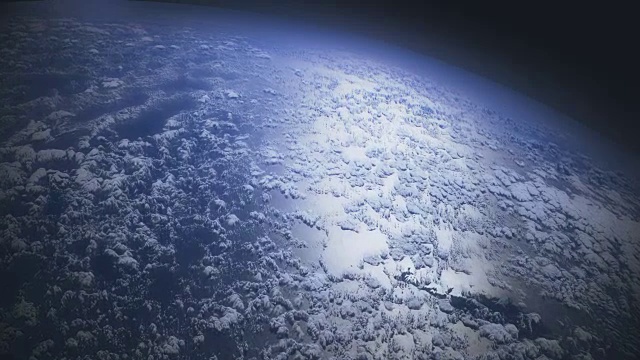 飞越地球，4K视频素材