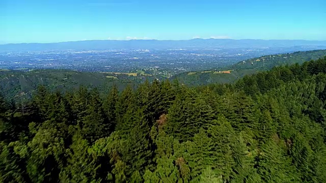 从空中俯瞰硅谷视频下载