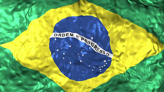 巴西的国旗视频素材
