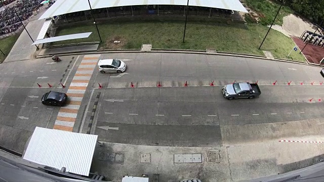 汽车停车场视频素材