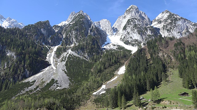 奥地利美丽的高山景观视频下载
