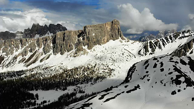 白云石山脉、意大利视频素材